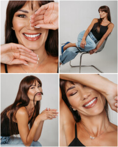 Professionelles Frauen Fotoshooting in München – natürliche Frauenportraits für Sedcard, Beauty und Dating im Studio und Outdoor.